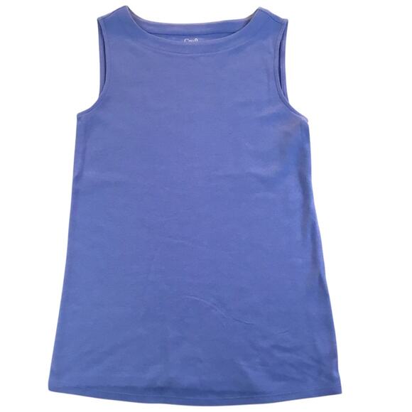 Croft & Barrow Classic Tank Periwinkle Blue NWT Size X-Small - Picture 2 of 2